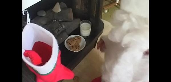  Watch santa claus come by for a nice blow job